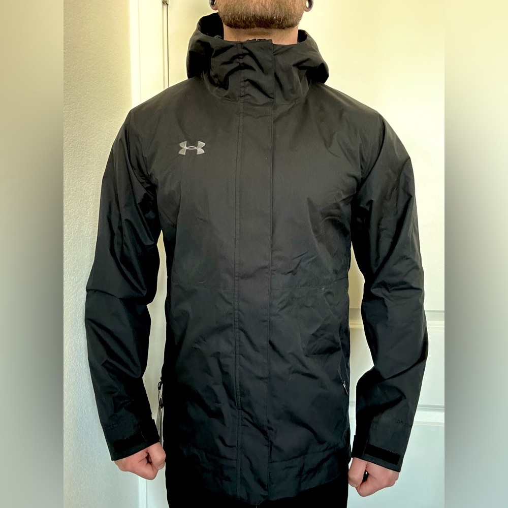 NEW Men’s Under Armour Storm Jacket ColdGear Black Small 1342742 001